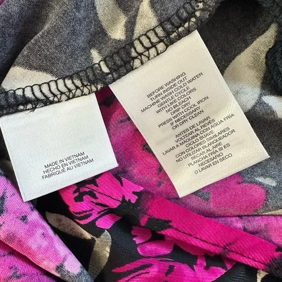 Anne Klein Pink and Black Dress - Picture 8 of 9